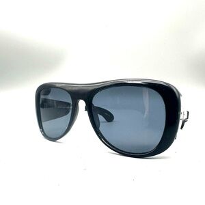 Vintage Polarized Fisherman Sunglasses Black Frame Side Shields Korea 9062 Mens